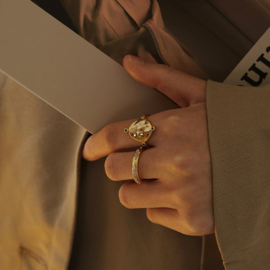 18K Gold Fashion Diamond Ring