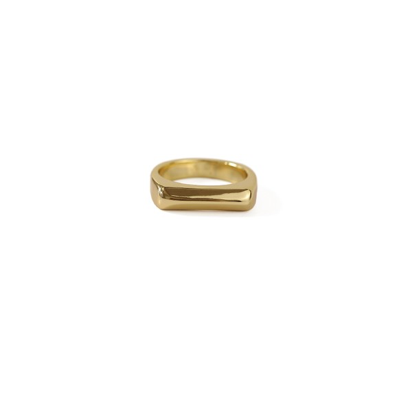 18K Gold Versatile Simple Ring