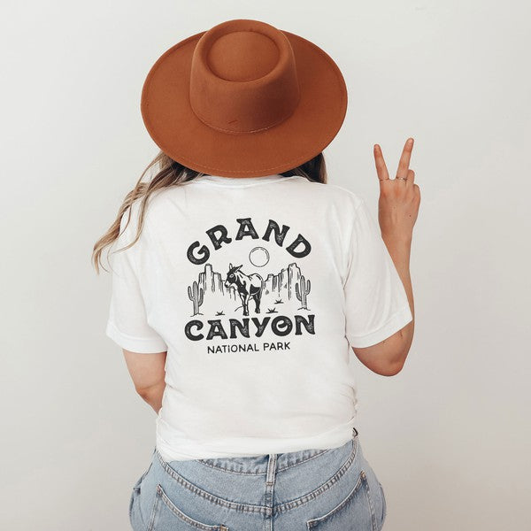 Vintage Grand Canyon Front & Back Graphic Tee