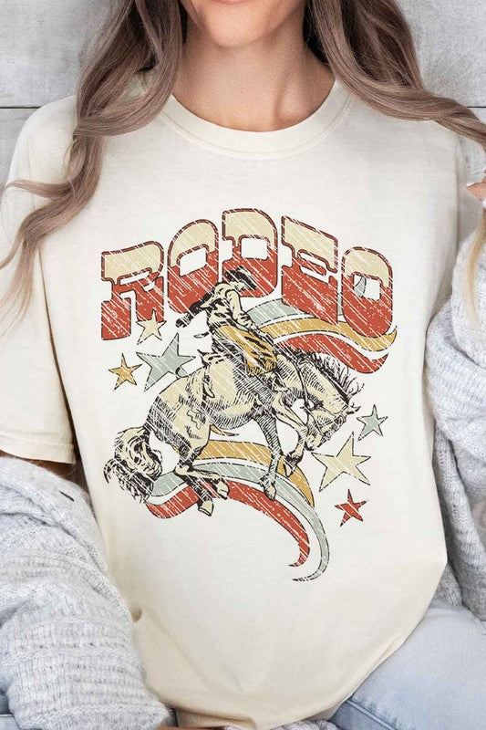 WESTERN RODEO COUNTRY OVERSIZED GRAPHIC TEE