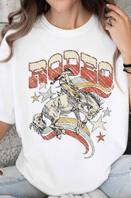 WESTERN RODEO COUNTRY OVERSIZED GRAPHIC TEE