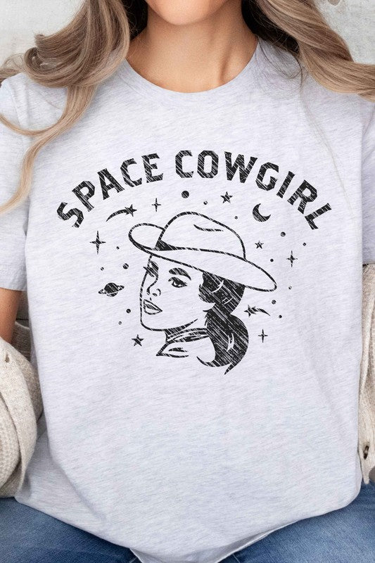 Space Cowgirl Western Country Oversized Tee
