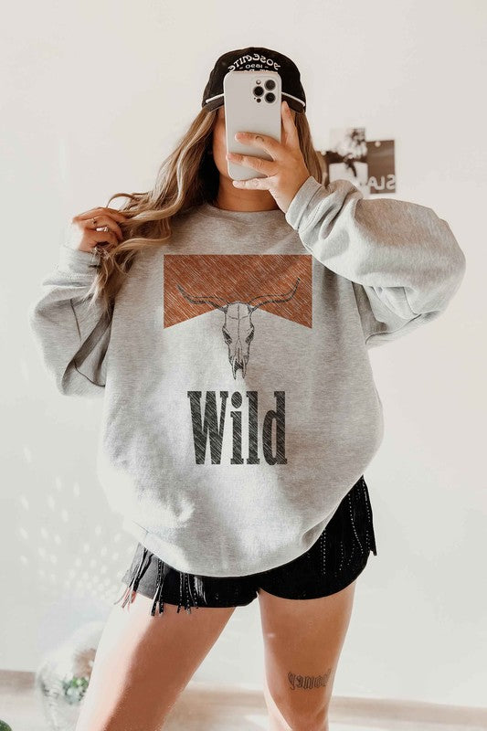 Wild Western Country Graphic Sweatshirt