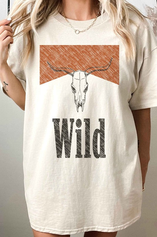 Wild Western Country Oversized Tee