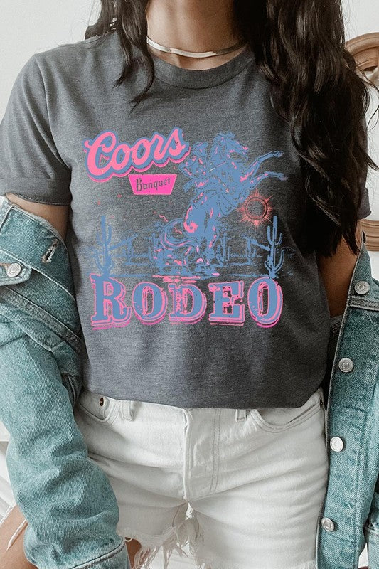 Coors Rodeo Western Graphic T Shirts