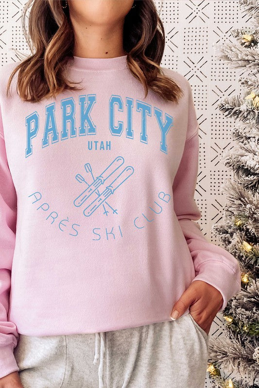 PARK CITY UTAH APRES SKI CLUB Graphic Sweatshirt